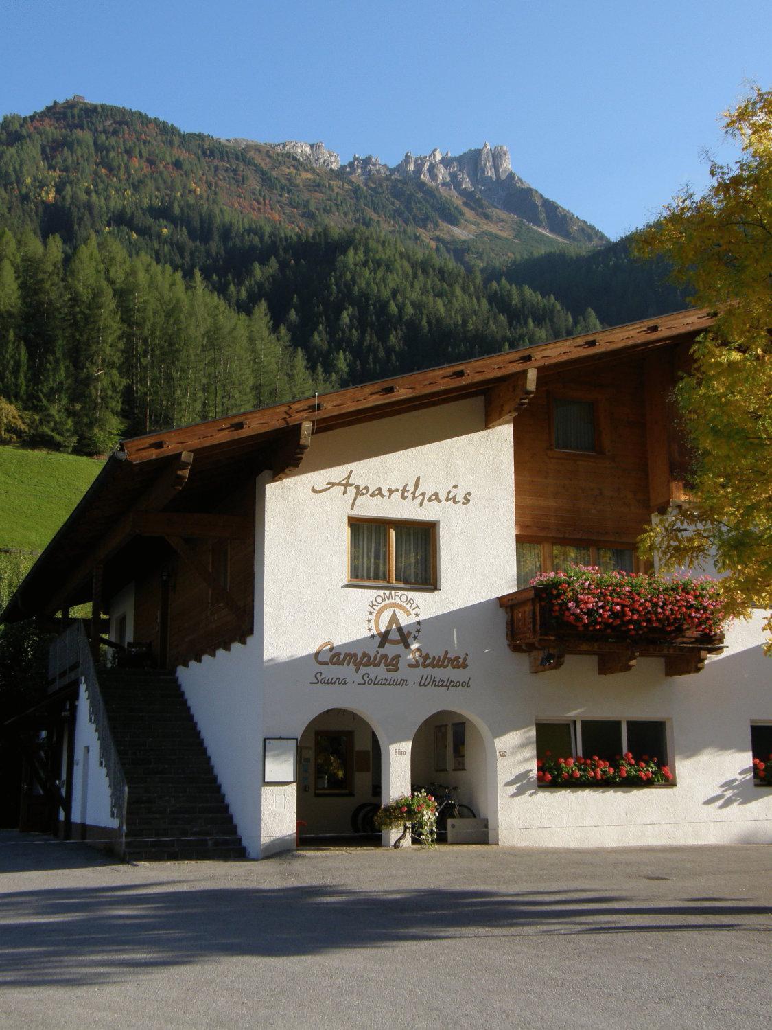 Aparthaus Camping Stubai Lejlighed Neustift im Stubaital Eksteriør billede